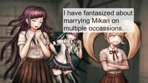 Confession: I have fantasized about marrying Mikan on multiple occassions.