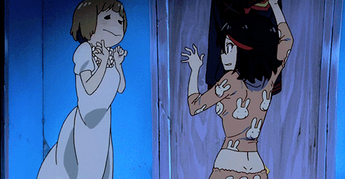 ryuko:  "You look so good in pajamas!"