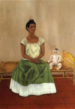 fridakahlo-art:    Me and My Doll (1937)    Frida Kahlo  
