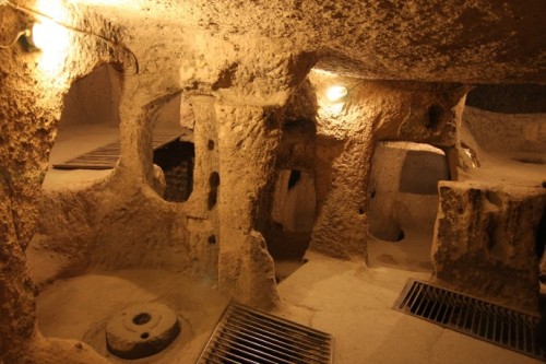 Welcome to Derinkuyu, an underground city that once housed up to 20,000 people. In the Cappadocia re