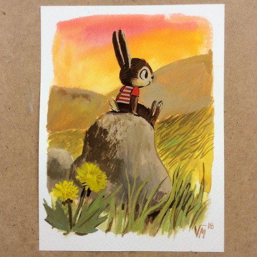 Like last year, I’m doing a daily gouache painting challenge in September as #septempera / #paintemb