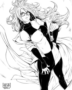 theartmage: Android 21 from DBZ! Digging