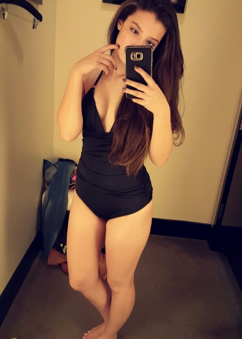 sweatsuitandtie:  VS swimsuits are expensive but dressing room selfies are priceless
