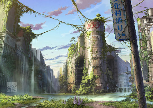 featherheadd - Post-Apocalyptic images of Japan Source