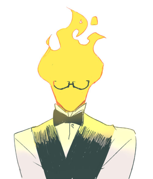 theinsanefruitloop-chan: Grillby &lt;3