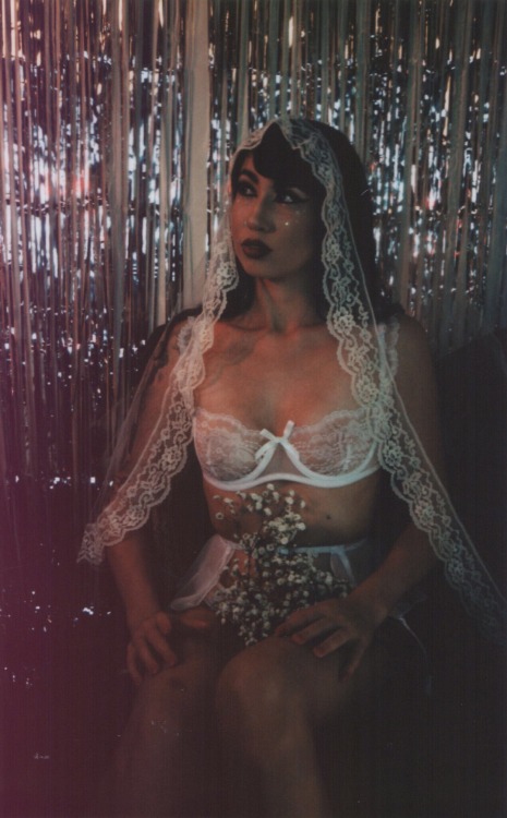 avalonmonet: A few Polaroids Natasha Lillipore snapped from our Alexandrea Anissa lingerie shoot yesterday 