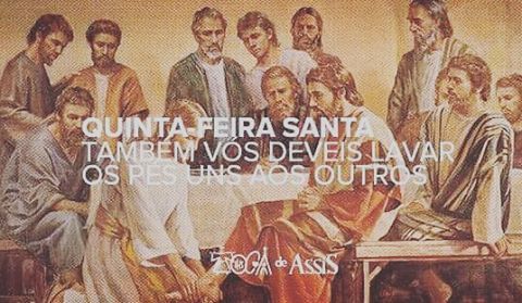 Significado da #QuintaFeiraSanta:
A Igreja se reúne para abrir solenemente o Tríduo Pascal com a celebração da Ceia do Senhor, memorial do sacrifício de Cristo na Cruz.
Recordamos o gesto de Jesus de lavar os pés dos discípulos indicando-lhes o...