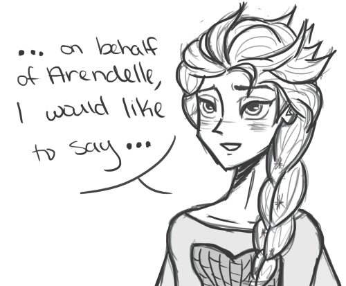 aurawra21: enjoy Boss!Elsanna inspired by this ask 