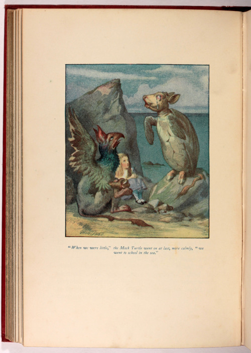 michaelmoonsbookshop:  Superb Illustrated Edition of Alice’s Adventures in Wonderland and Through the looking glass and what Alice found there This edition published in 1911 is the first time John Tenniel’s legendary illustrations were printed in