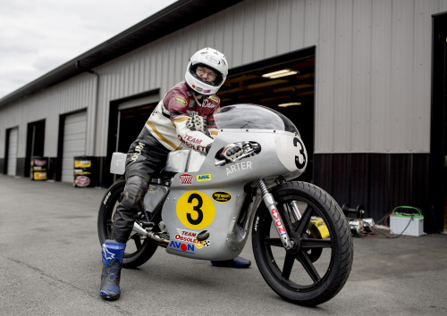 kenrichardsonphoto:  Dave Roper on Arter Matchless G50 at Thompson Speedway May 2016.