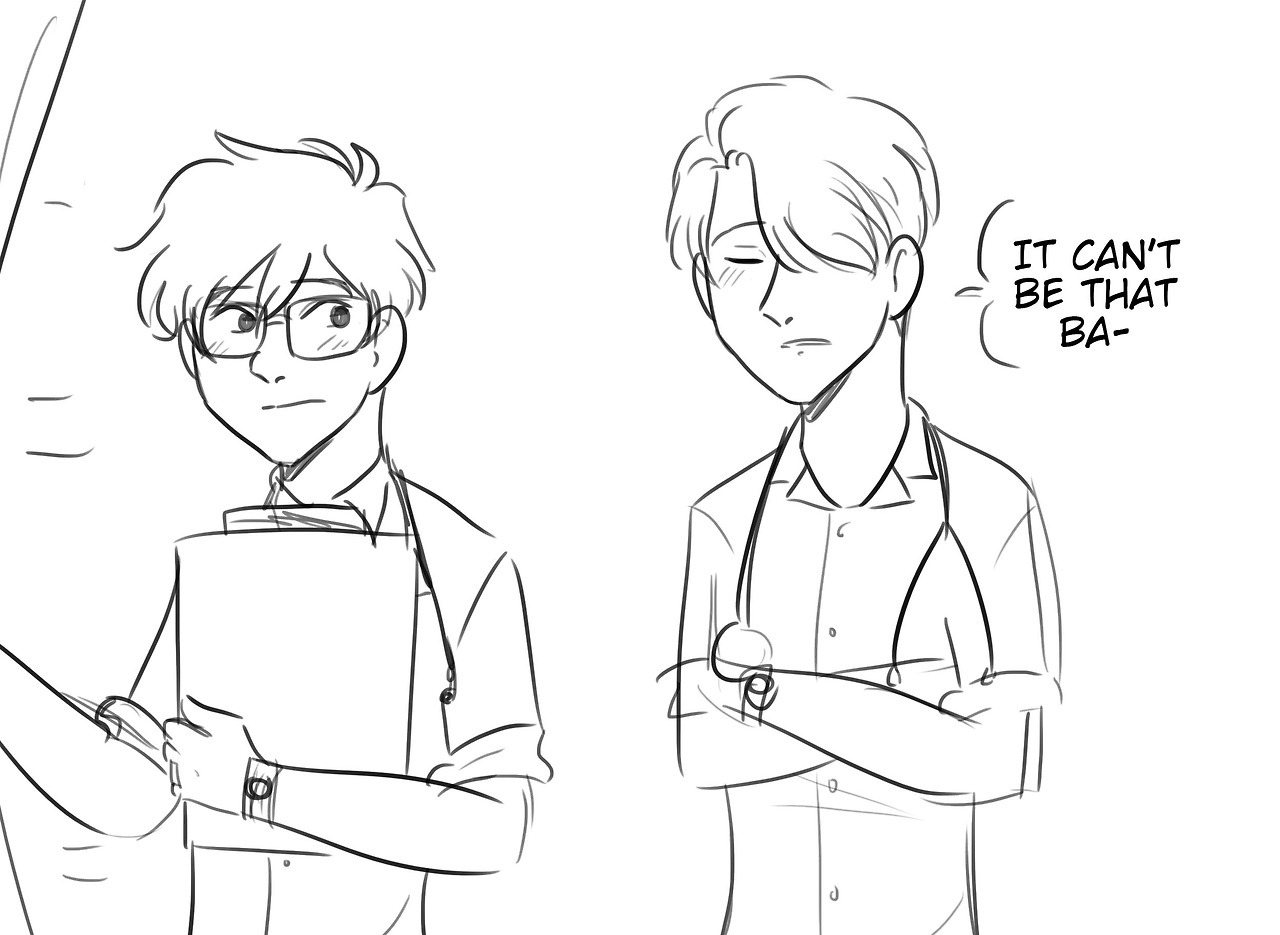 alexadooodle:  Why don’t we try to finish one AU before starting a new one, Alex?