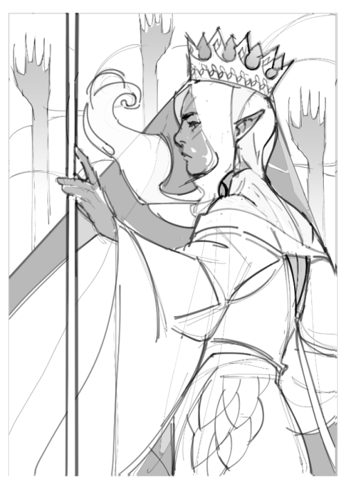 I need something to work on throughout March as per my resolution™ so I’m painting Falon’din this mo