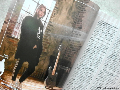 SCANDAL; in “GiGS” magazine, Mar 2017 issue - TOMOMI Interview ── When SCANDAL was forme