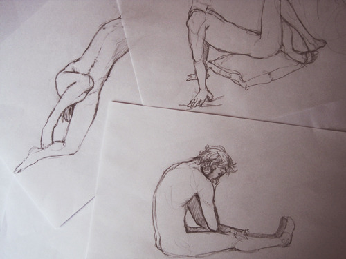 mintonia:  Some art school sketches.  