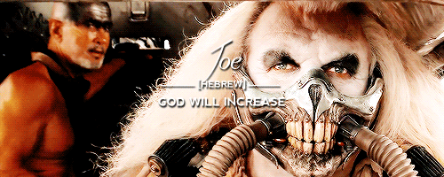 furiosassy:  What’s your name?             Does it matter?Mad Max: Fury