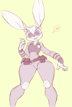 creamylewds:  Some old Judy Hopps doodles. I’ll