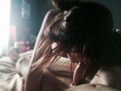 smilingravenjaws:  watchalicebloom:  My husband is great at taking photos at this angle. This is by far my favorite one. We had lots of fun sleeping in late this morning.. With less sleep and more fun. ;).   Our friends who quit tumblr a while back :*(