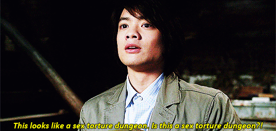 whothefuckiscas:   I love how Sam and Dean think having dungeons is quite useful