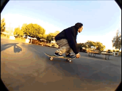 skateboardingandthings:  Bryan Herman nollie inward heel over picnic table 