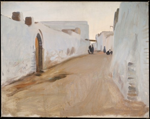 Street Scene, John Singer Sargent, 1891, Harvard Art MuseumsHarvard Art Museums/Fogg Museum, Gift of