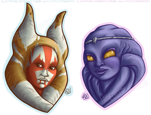 Twi’lek Smuggler - Yor’esha ; Zabrak Trooper - LlinaakiiTogruta Jedi Consular - Xizari Leyuu ; Nauto