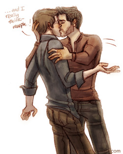 teenwuffs: &ldquo;…and I really think- mmph..!&rdquo;[“Shut up, Stiles.” ♥ ] 