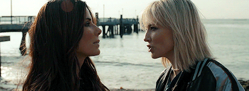 stuckinreversemode:Sandra Bullock as Debbie & Cate Blanchett as LouOCEAN’S 8 (2018, dir. Gary Ro