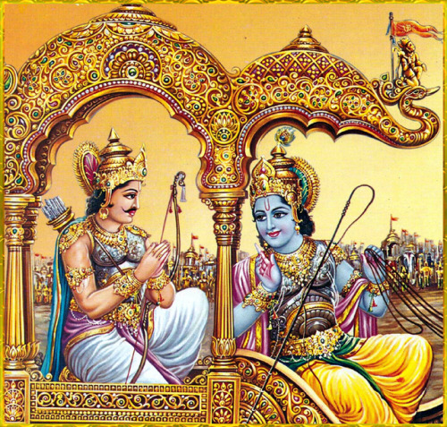 krishnaart: ☀ SHRI KRISHNA & ARJUNA ☀ Shri Krishna said:“A faithful person who is dedicated to t