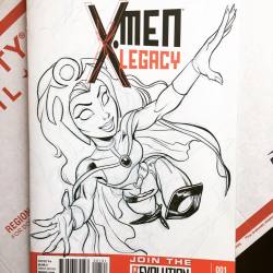 tombancroft1:There’s a #Storm a'brew'n!  @marvel #sketchcover
