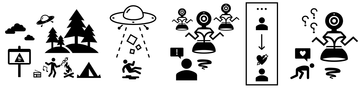 5weekdays:the version of excel i’m using came preloaded with a bunch of icon/emoji thingies so i spend my free time making fucking cave artthis is called “guy who gets abducted by aliens but he’s super into it”