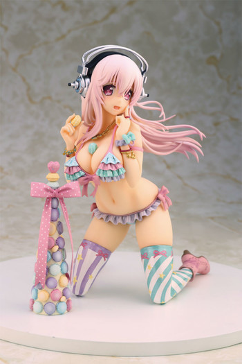kvnai:    Super Sonico w/ Macaron Tower 1/7 Scale Figure Free Shipping 