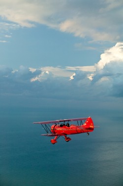 doyoulikevintage:  THE WACO YMF-5D BIPLANE 