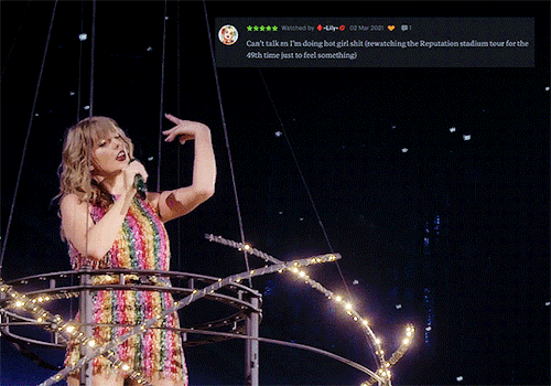 Reputation Stadium Tour + Letterboxd Reviewsinsp.