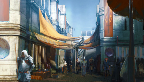 ilomilona:  thewarofthelions: Dragon age 2 concept art: Kirkwall  [X]