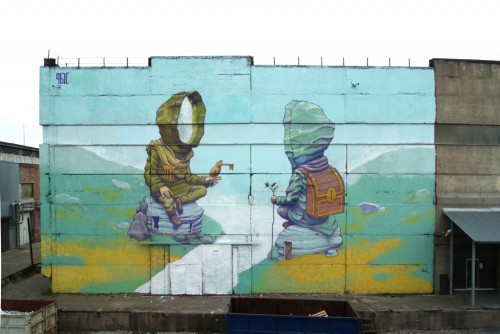 fer1972:  Cool murals by QBic    