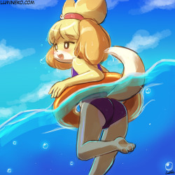 Luminekoarts: Maybe Sometime I’ll Draw Her Swimming With Isadora! (´｡• ᵕ