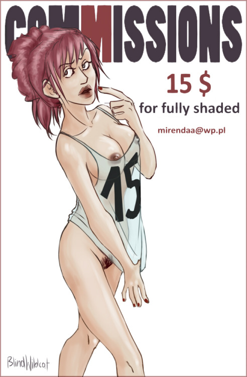 Knees up pinup/character drawing, clothed or not. Females, males, futa, pretty much anything but loli. Quick deliver. Discount for every next pic. Limited slots. I’m opened also for more complicated commissions, write for more info mirendaa@wp.pl