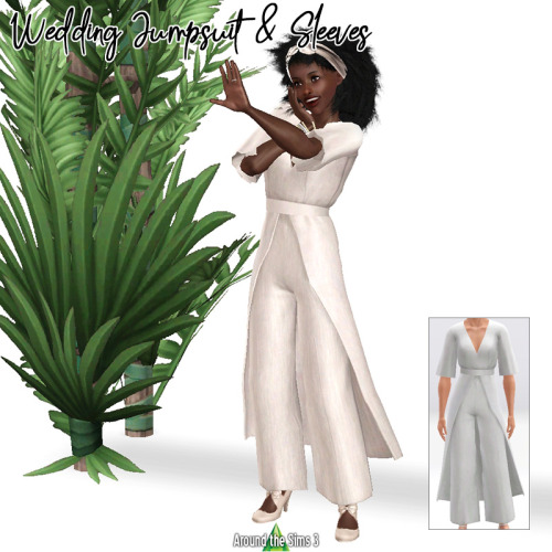 Around the Sims 3 | Wedding jumpsuit When I checked the Sims 4 game pack &ldquo;My wedding stori