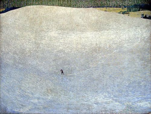 thewoodbetween:‘Snow’ by Cuno Amiet (Swiss, 1868-1961)