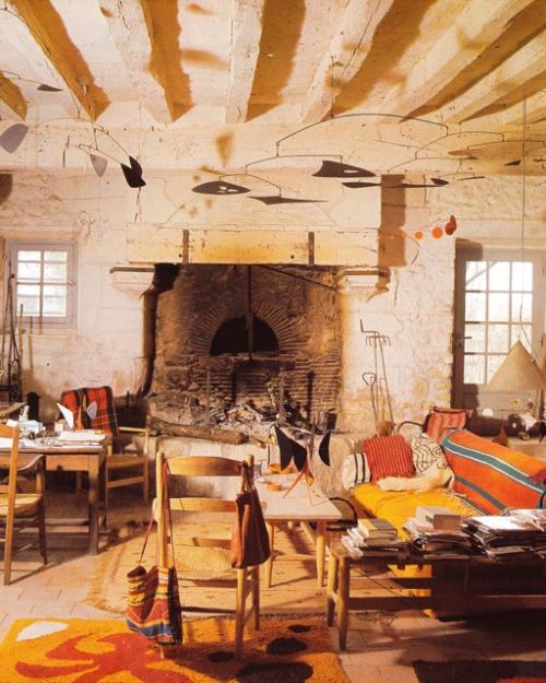 nobrashfestivity:Pedro Guerrero, Home of Alexander Calder, 1963
