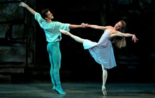 Sterling Hyltin and Robert Fairchild in the title roles of Romeo + Juliet, New York City Ballet, Feb