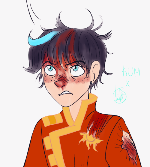  Guardian AUCollab with @walkum Sketch - KUMLine, color - meOn duty, Varian had injured his head and