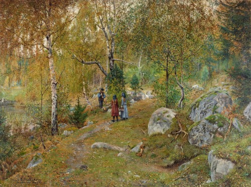 Anshelm Schultzberg (1862-1945, Sweden)Landscapes 2Schultzberg was a Swedish landscape painter, spec