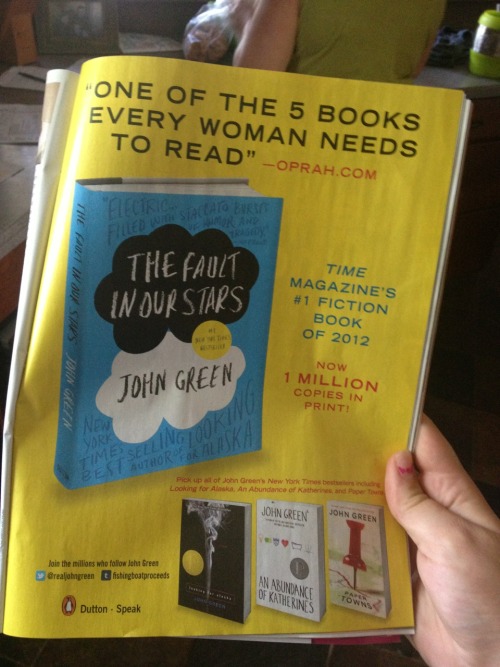 effyeahnerdfighters:jpierpontcriss:Found this gem in People magazine. Way to go, John!I wonder if Op