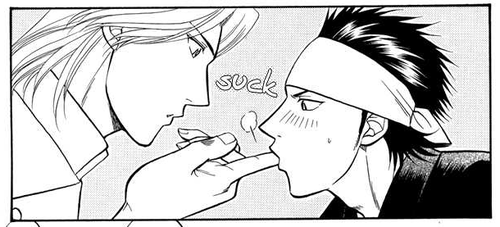 makiise:  u know ur reading yaoi when  