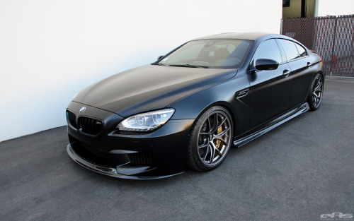 Frozen Black BMW M6 Gran Coupe. Photo : European auto source.(via Frozen Black BMW M6 Gran Coupe Is