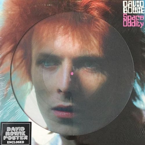 Anniversary picture disc reissue of Bowie’s “Space Oddity” with poster! Available for curbside pick 