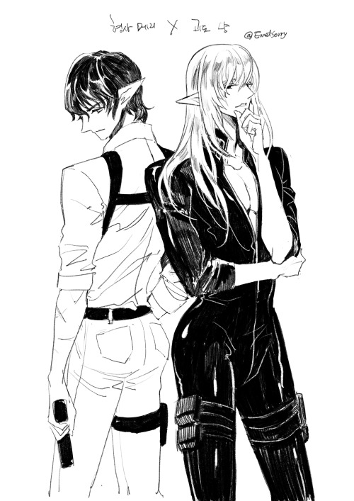 Detective Aymeric X Phantom Thief Estinien