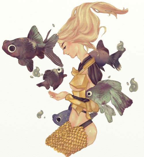 Fish Empress I don&rsquo;t know how to continue this piece&hellip;