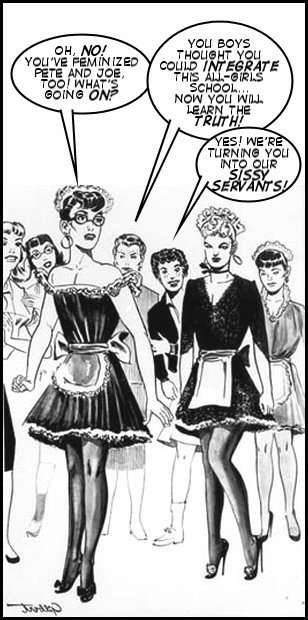 french4randy: prettysissydani: art by Gene Bilbrew (as “Gilbert”), dialogue by me  Maid 